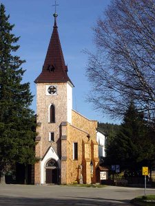 Kvilda, kostel sv. Štěpána